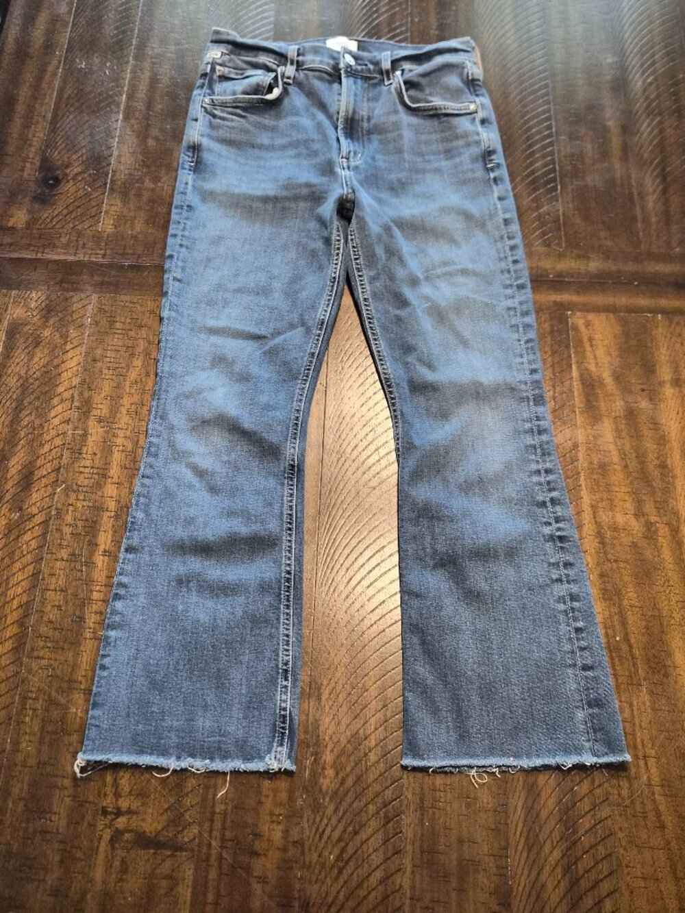 Citizens of Humanity Isola Jeans Women's 27 Blue Straight Premium VTG Crop G623